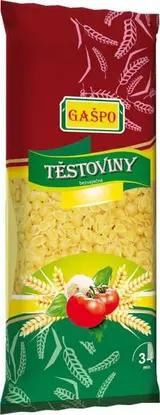 Gašpo Těstoviny bezvaječné mušličky 250 g