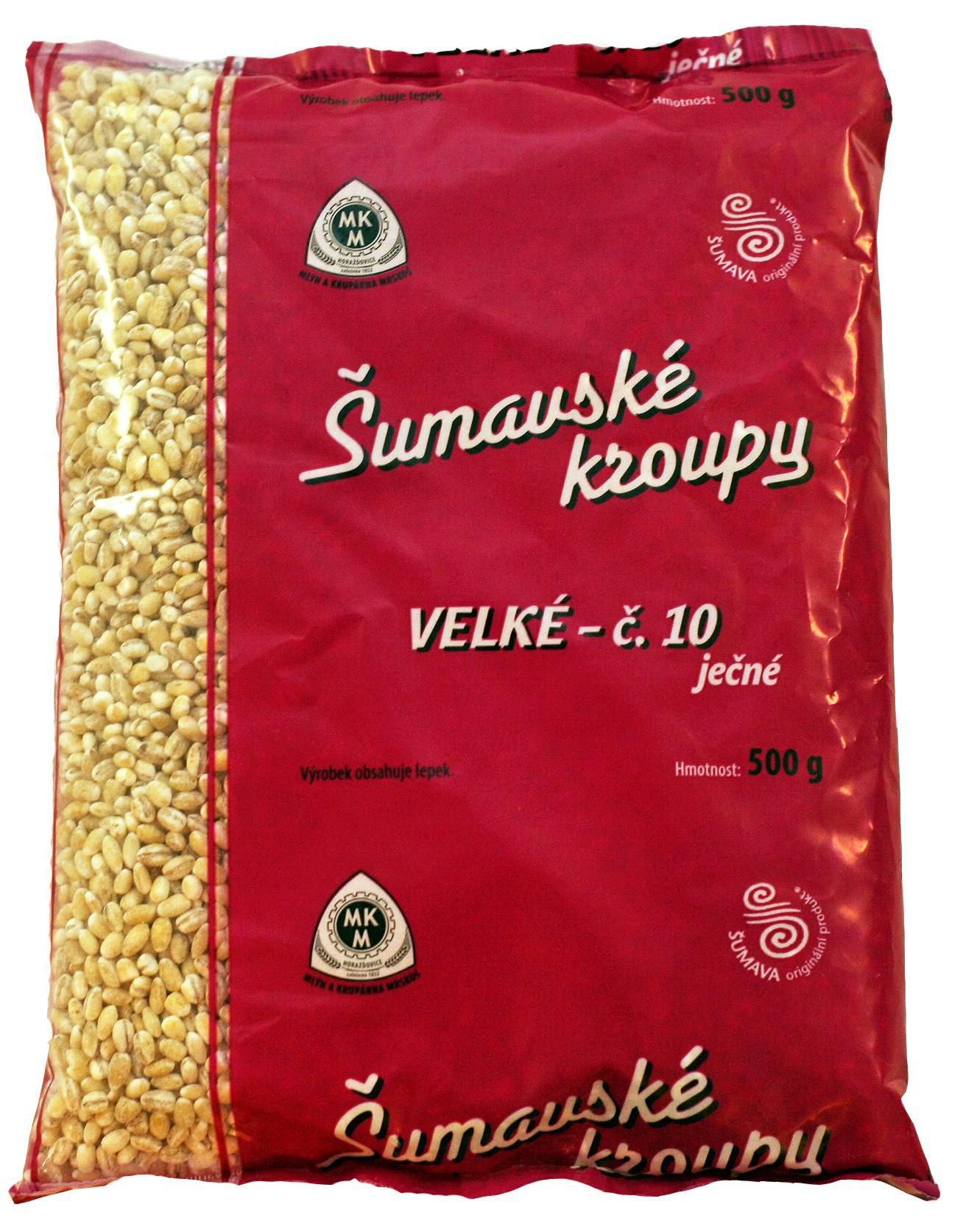 Mlýn a krupárna Mrskoš Šumavské kroupy velké č. 10 ječné 500 g