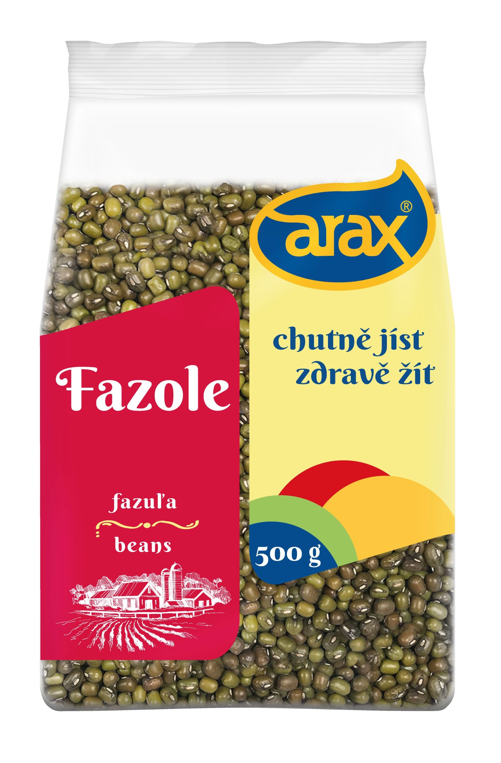 Arax Fazole Mungo - zelená 500 g