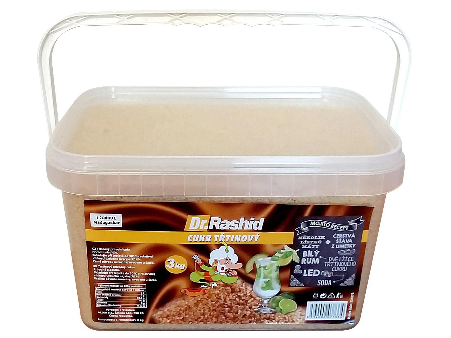 Dr. Rashid Cukr třtinový 3kg
