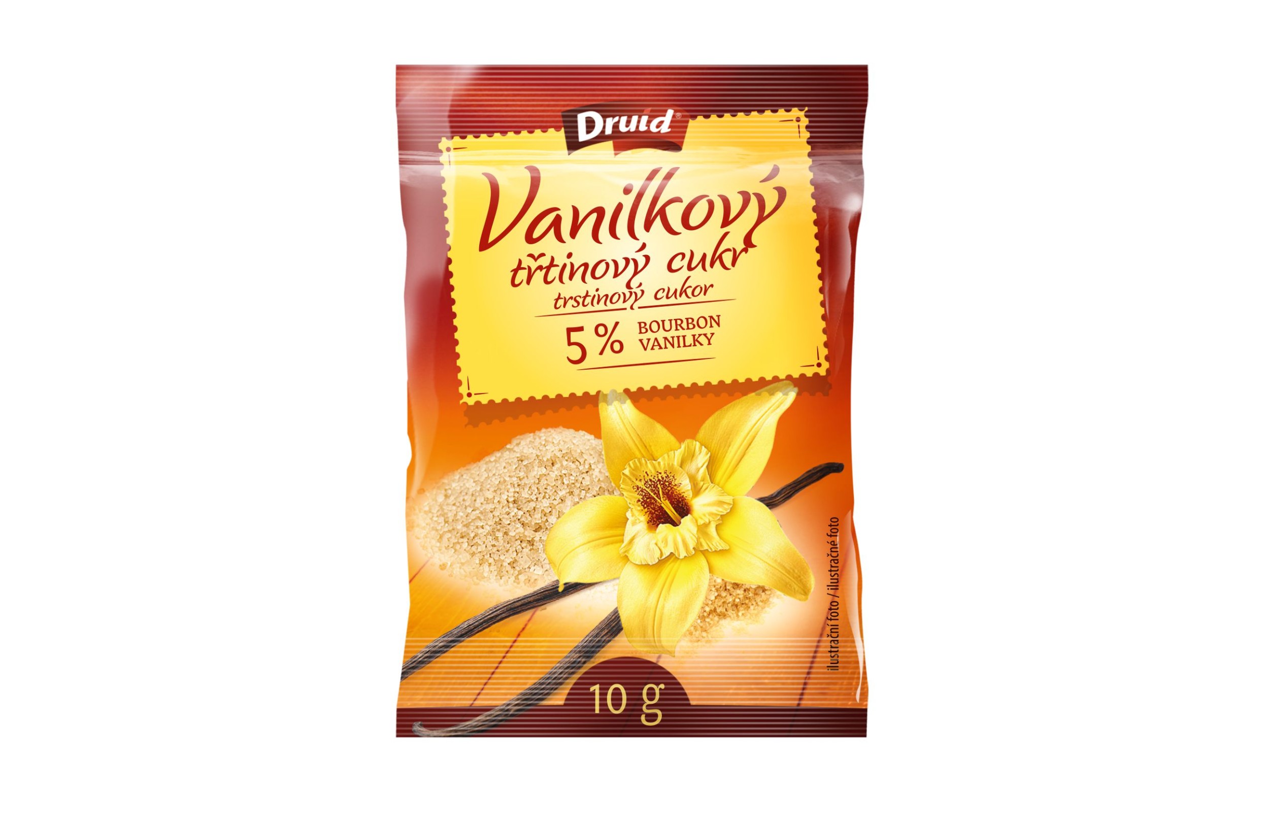Druid Vanilkový třtinový cukr 10 g