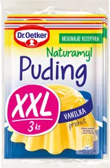 Dr. Oetker NAT Puding příchuť vanilka 3ks XXL 111g