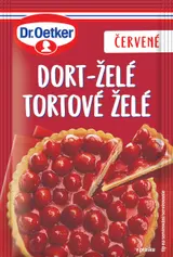 Dr. Oetker Dort-želé červené 10 g