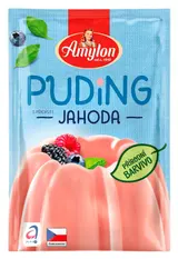 Amylon Puding s příchutí jahoda 40 g