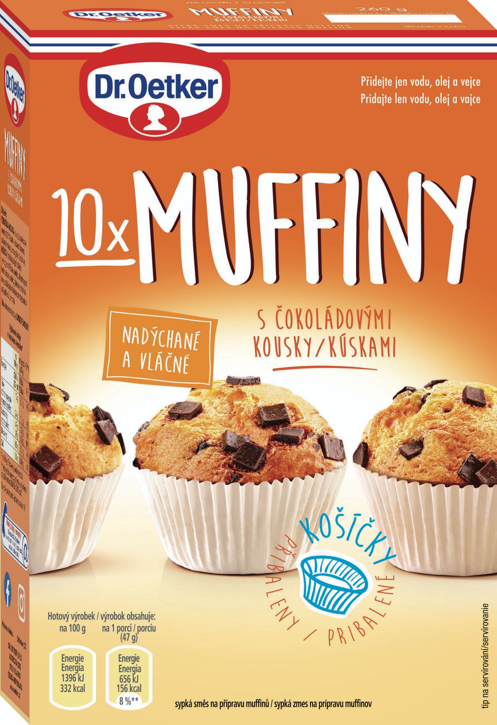 Dr. Oetker Muffiny 260 g