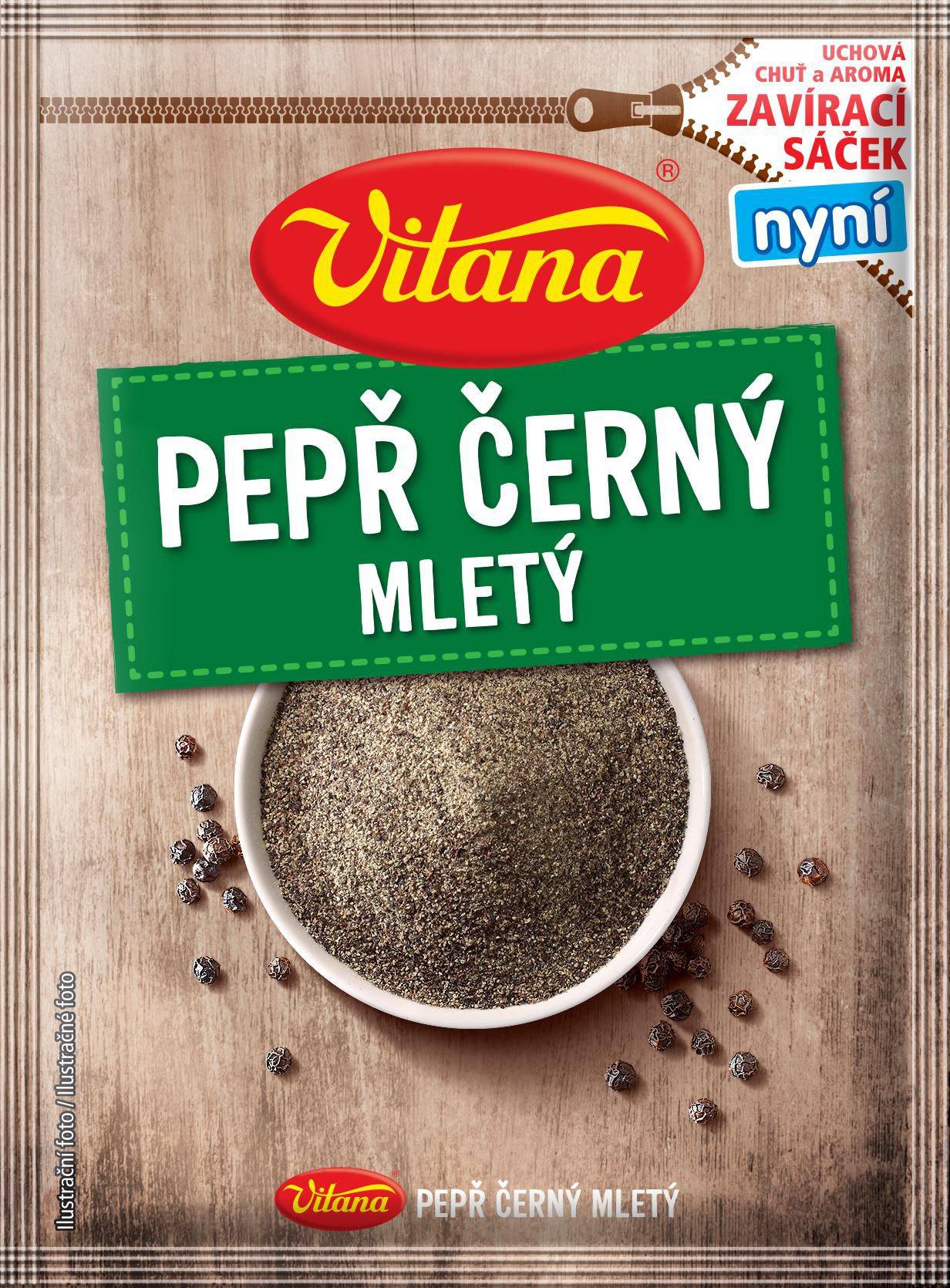 Vitana Pepř černý mletý 18 g