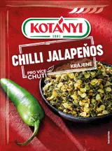 Kotányi Chilli Jalapeňos krájené 8 g