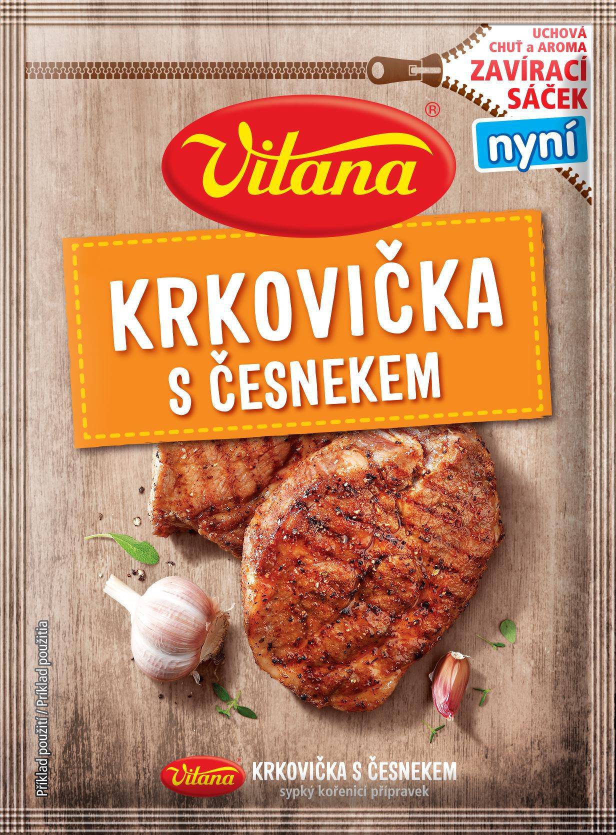 Vitana Krkovička s česnekem 25g