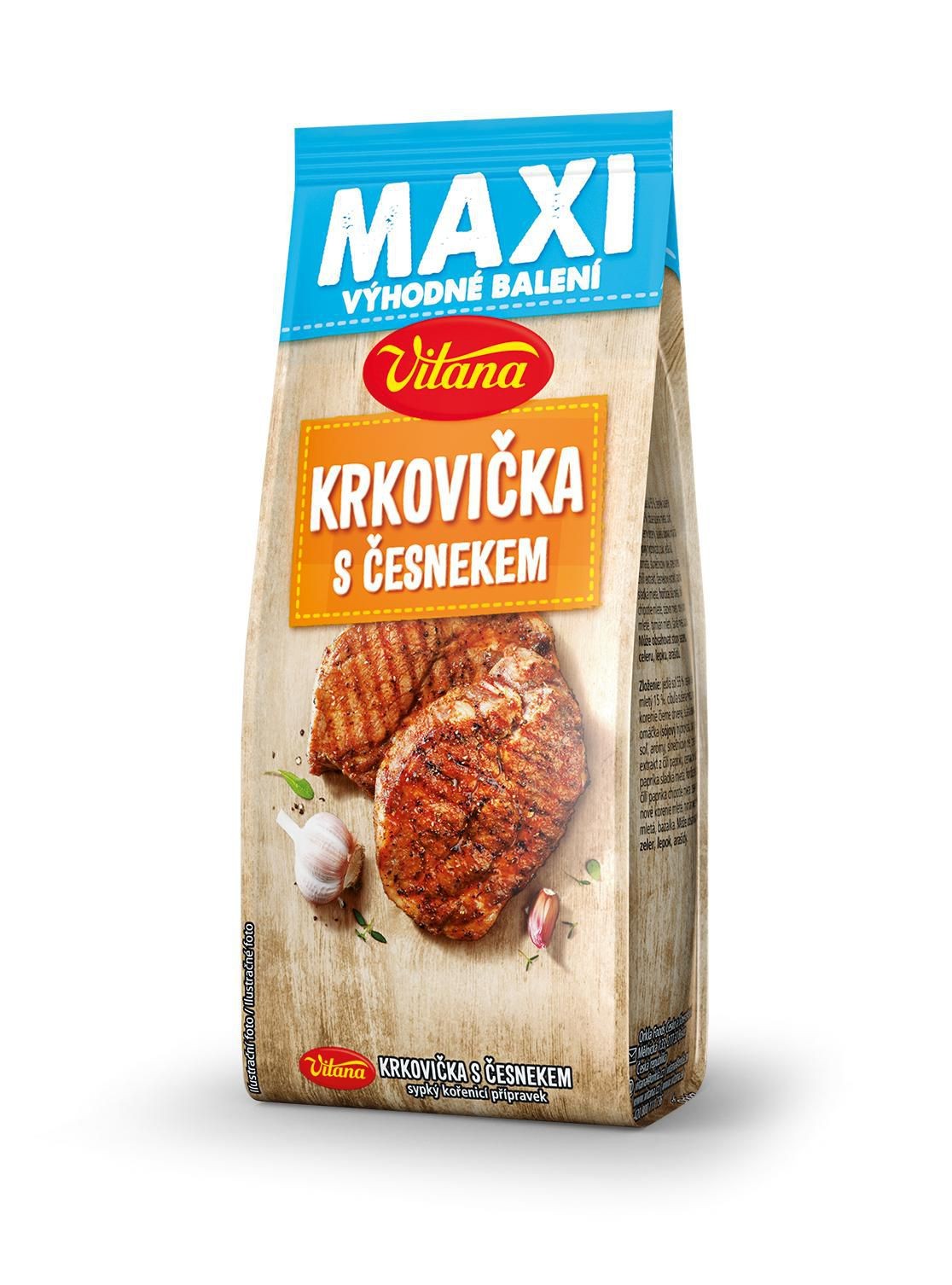 Vitana MAXI Krkovička s česnekem 90g