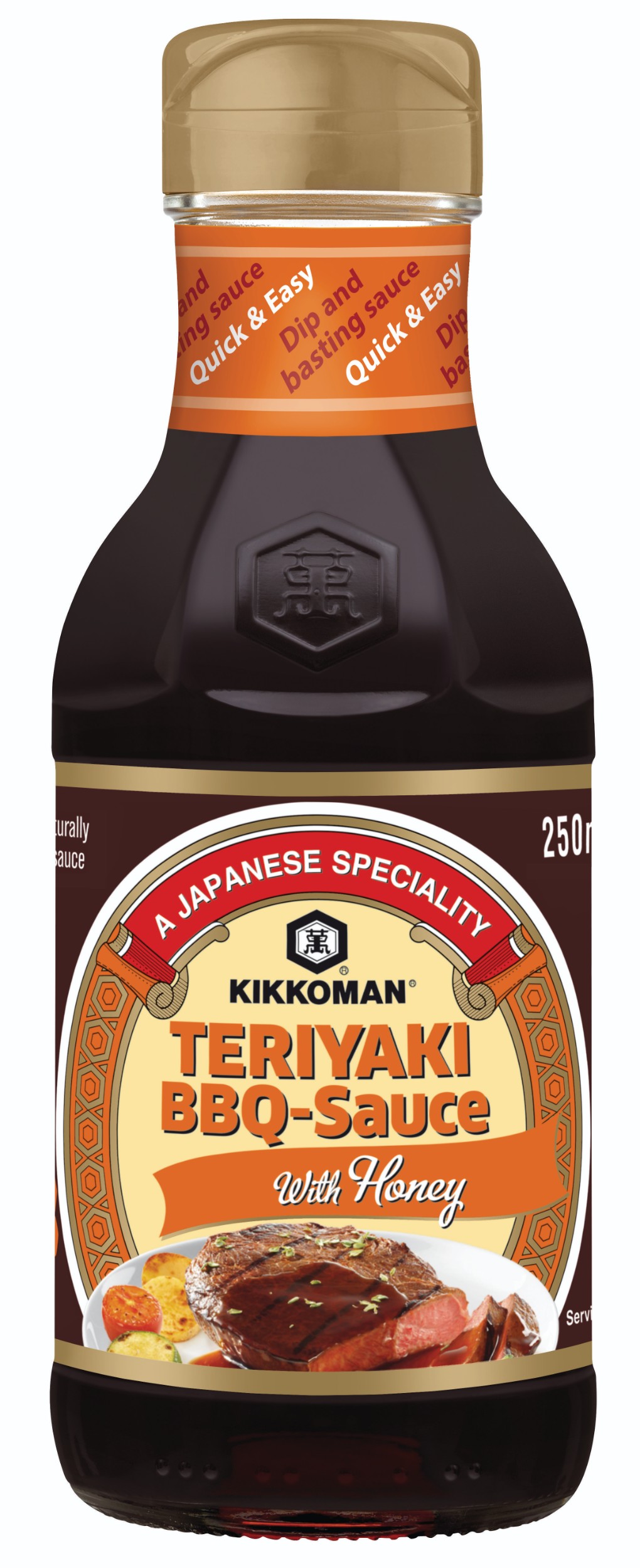 Kikkoman Teriyaki BBQ omáčka s medem 250 ml