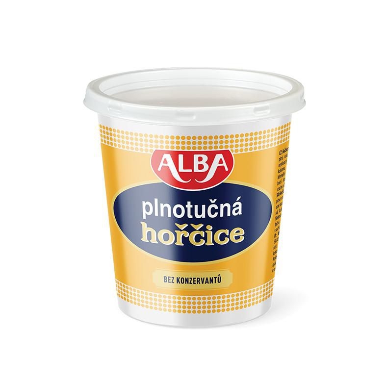 Alba Plus Plnotučná hořčice 400 g