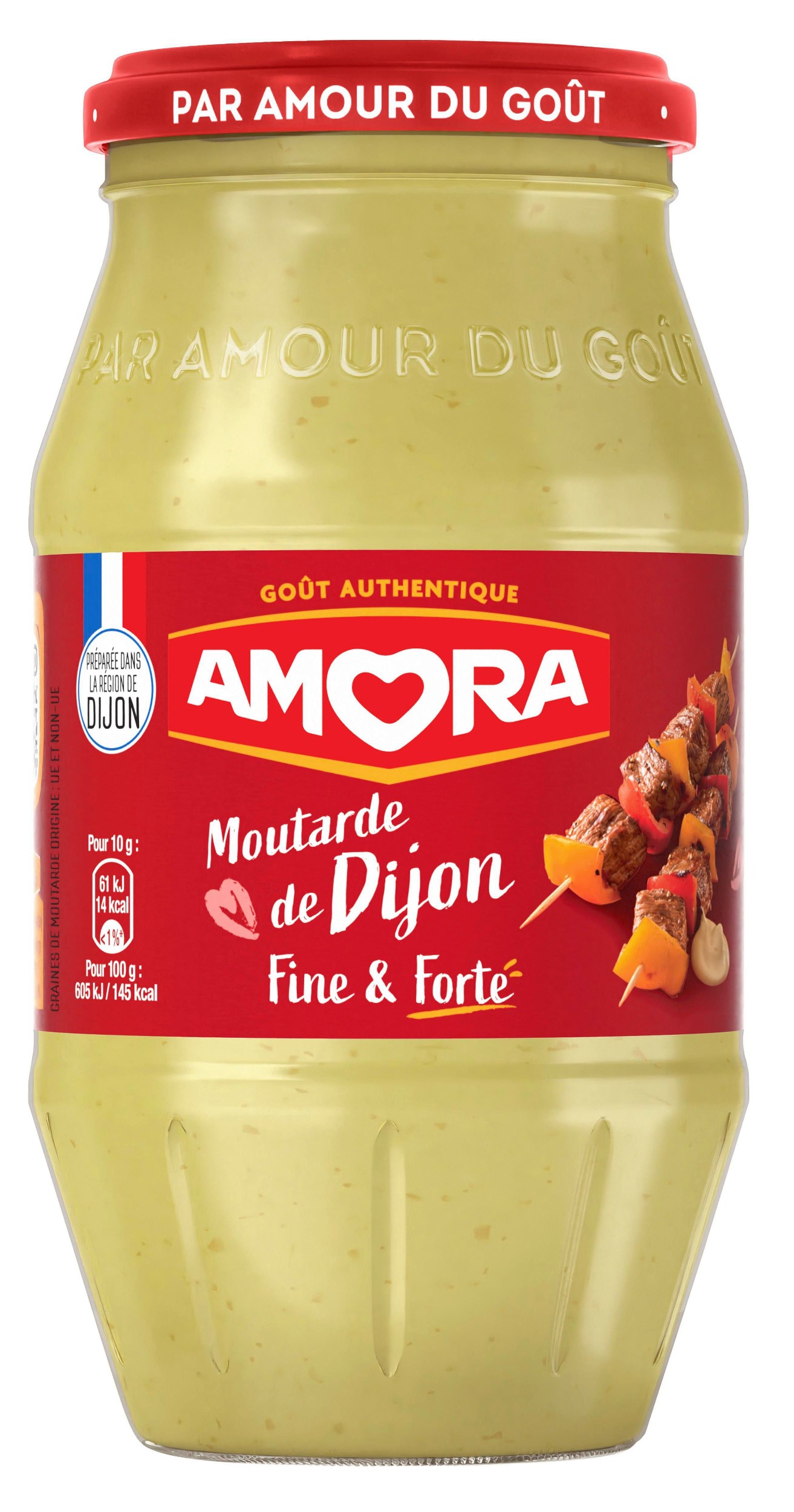 Amora Dijonská hořčice ostrá 430g
