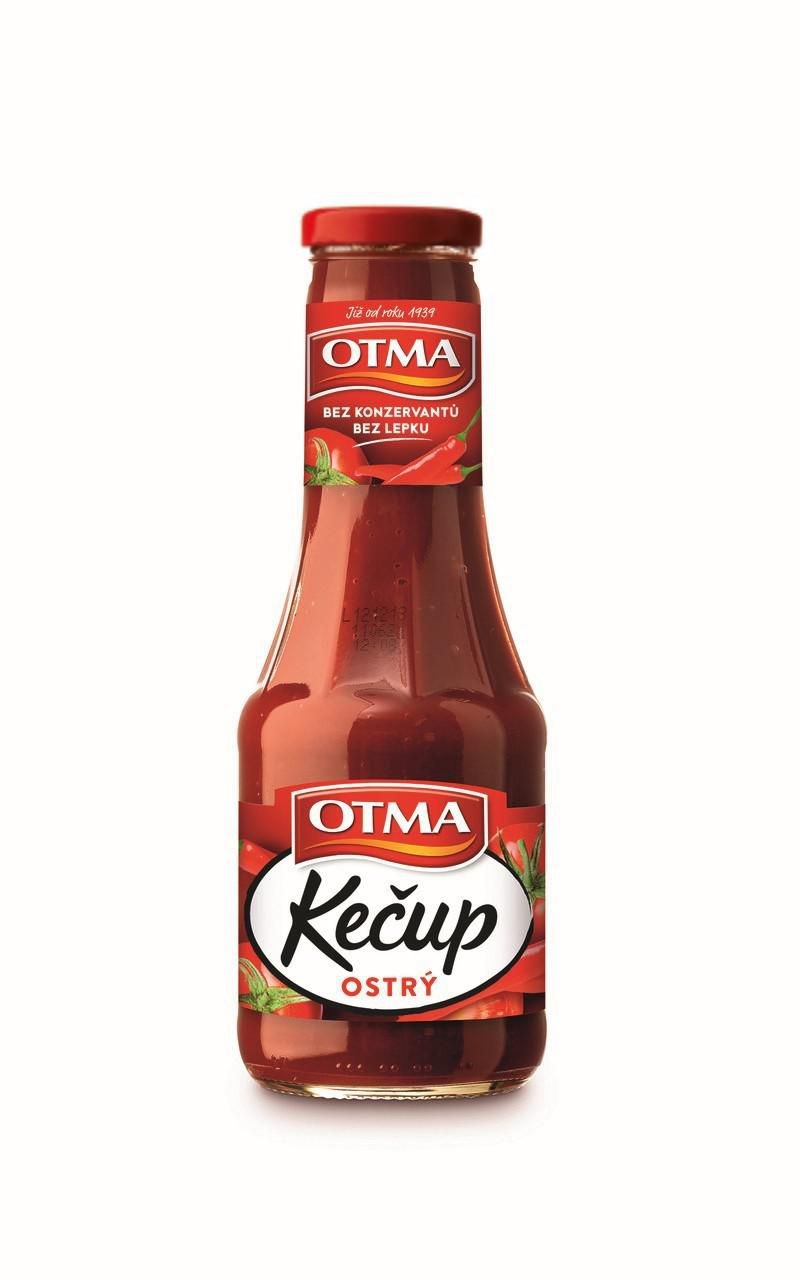 Otma Kečup ostrý 520g