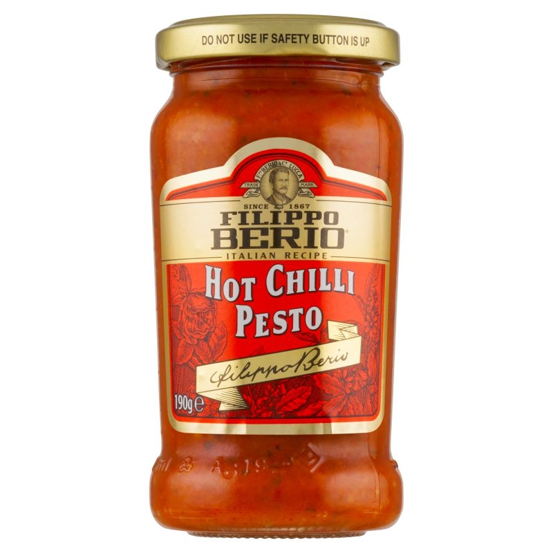 Filippo Berio Pikantní pesto s čili papričkou 190g
