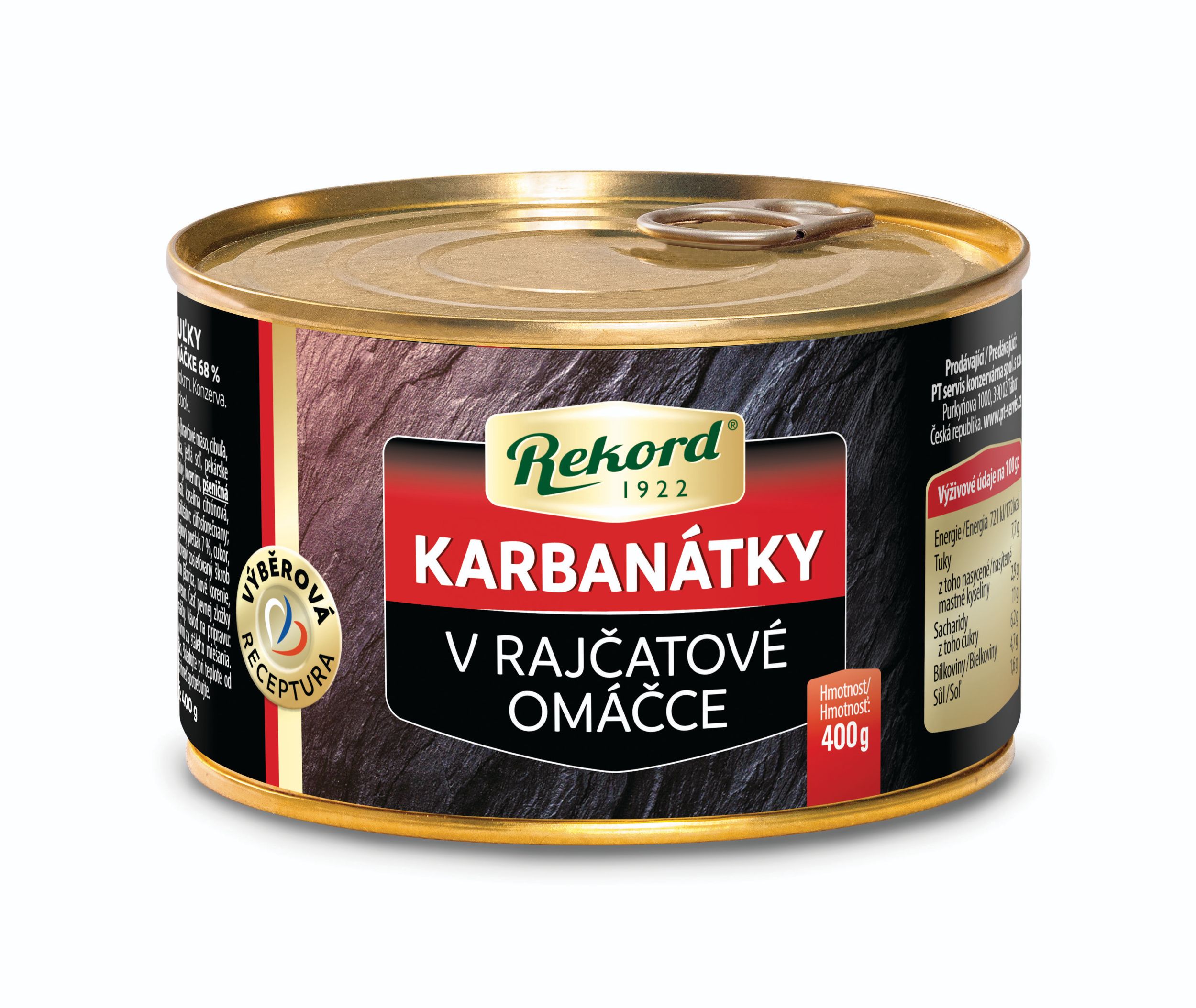 Rekord Karbanátky v rajčatové omáčce 400g
