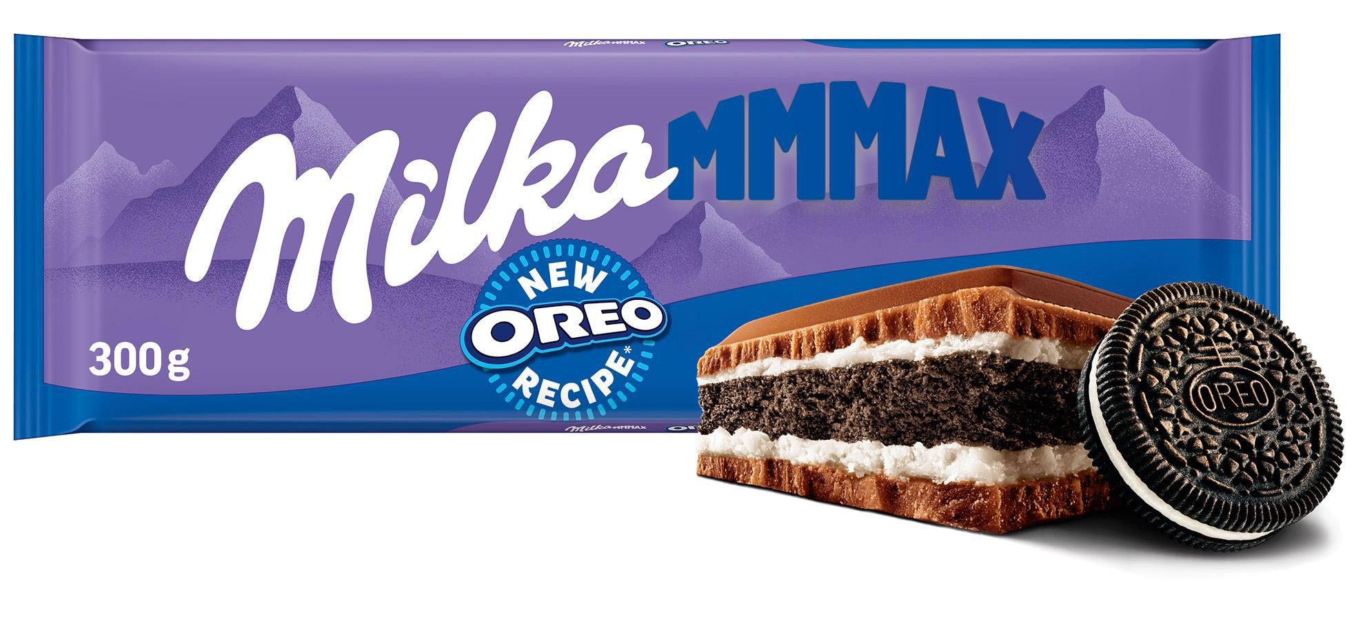 Milka čokoláda Mmmax OREO mléčná 300 g
