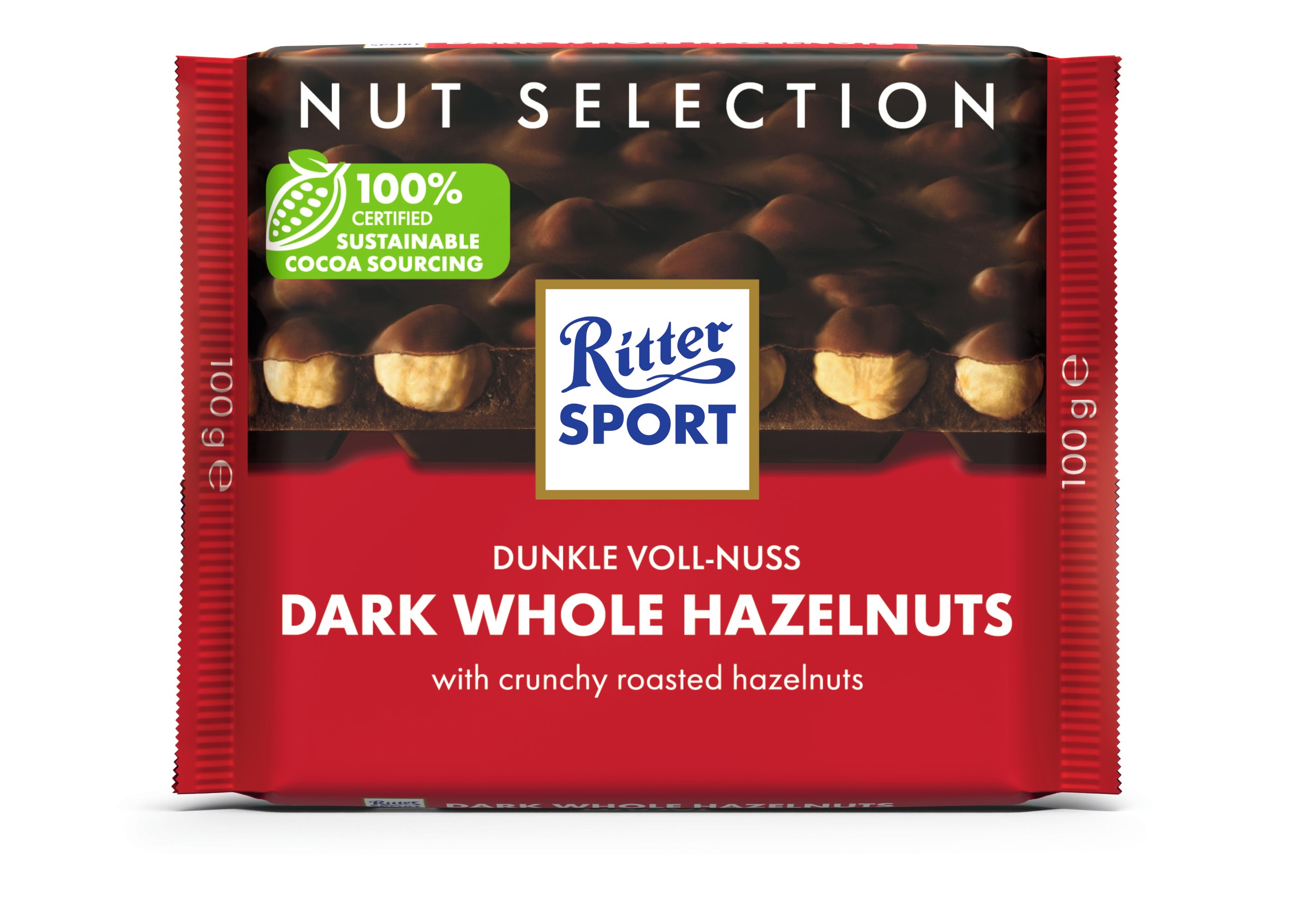 Ritter Sport Hořká čokoláda celé ořechy 100g