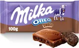 Milka Oreo Choco mléčná čokoláda, náplň kakao a sušenky 100g