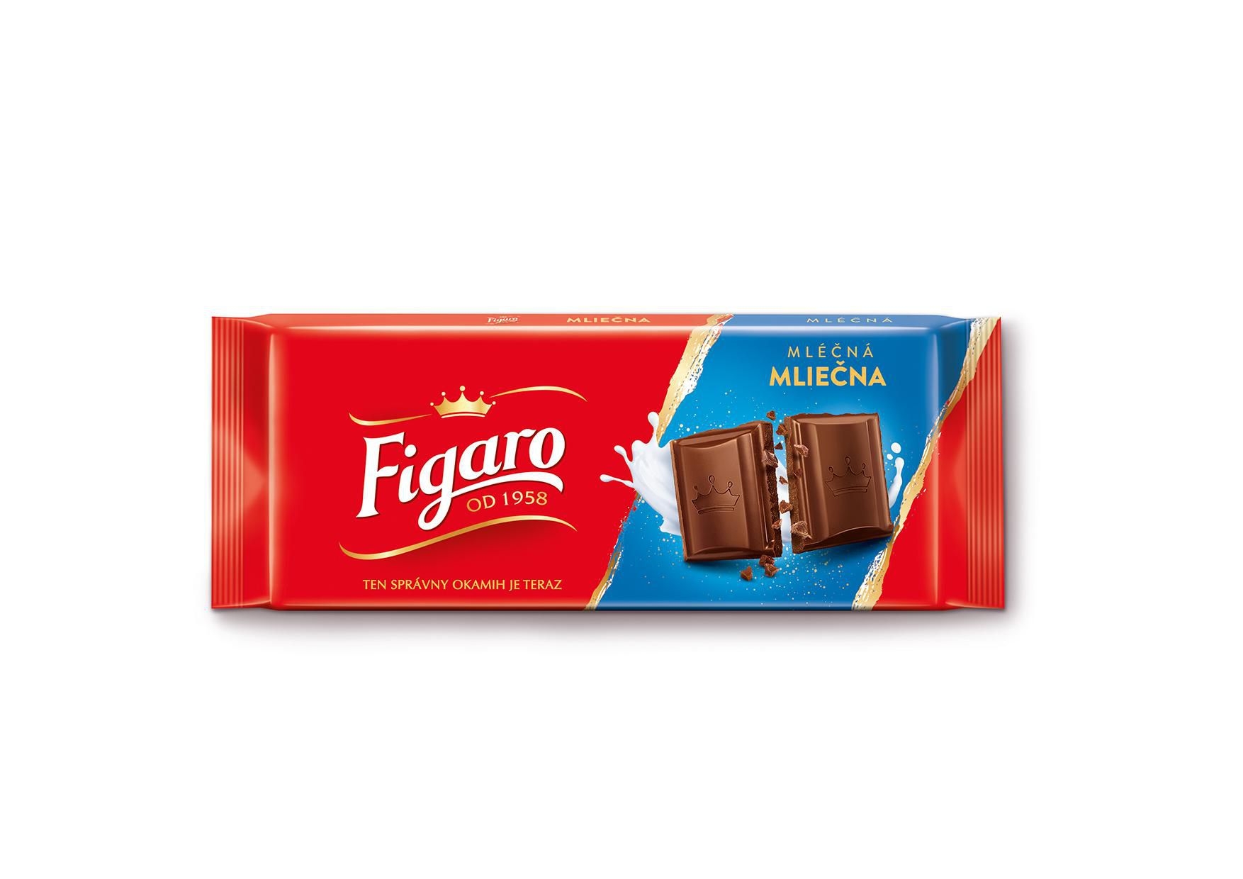 Figaro Čokoládová tableta milk 80g