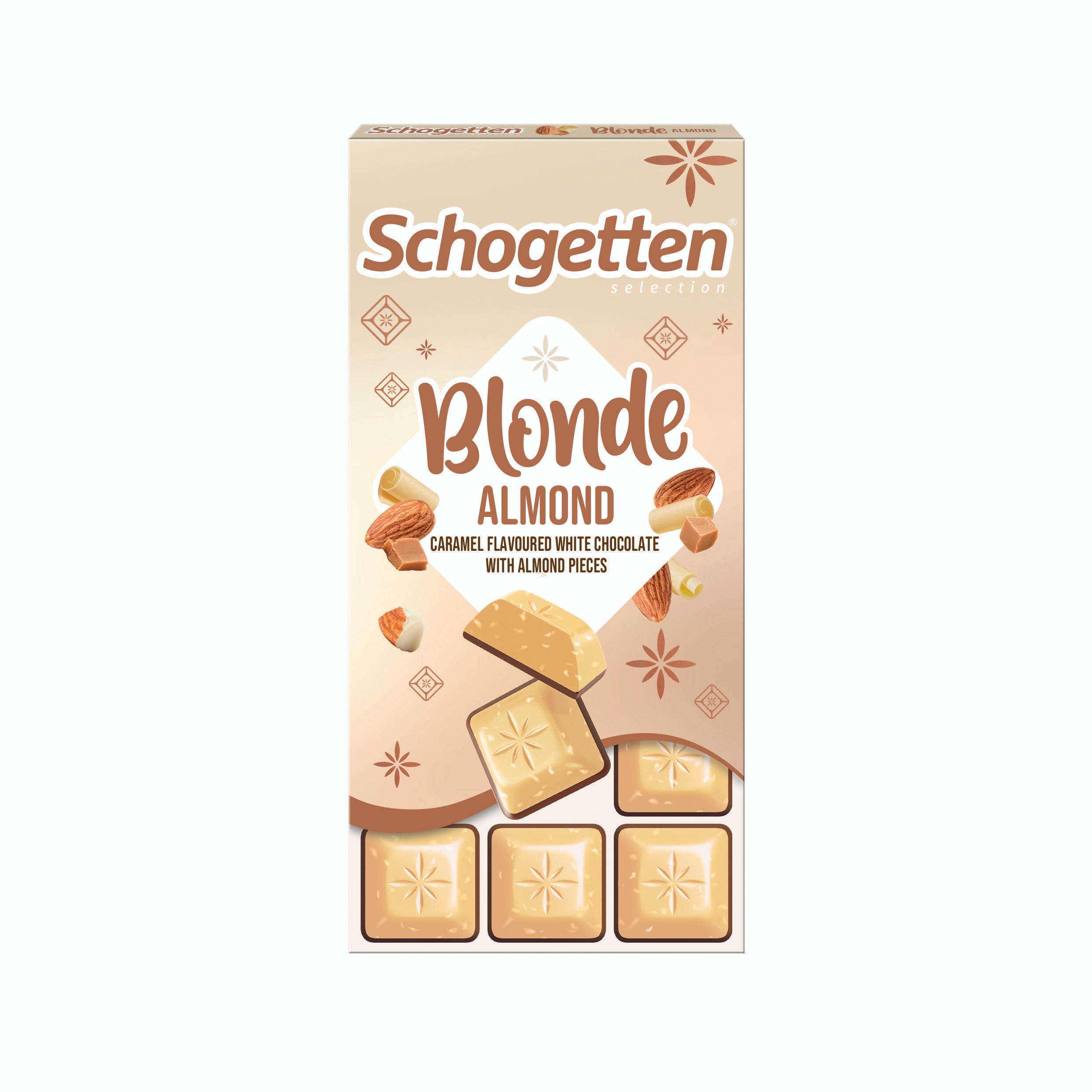 Schogetten Bílá čokoláda Mandle 100g