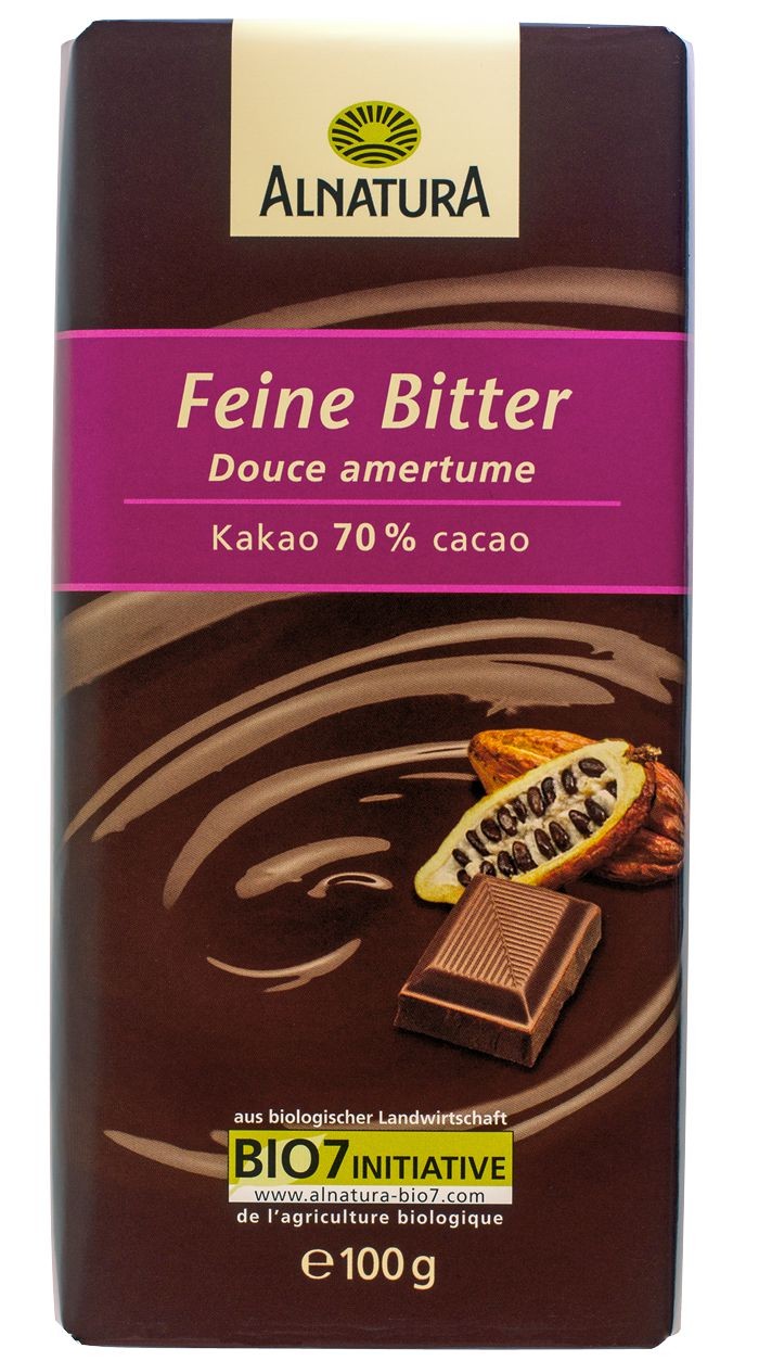 Alnatura BIO Hořká čokoláda jemná 100 g