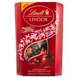 Lindt Lindor Mléčná a hořká čokoláda s jemnou tekutou náplní 200g