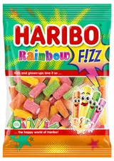Haribo Fizz Rainbow želé s ovocnými příchutěmi 85 g