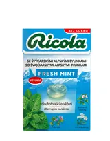 Ricola Fresh mint Švýcarské bylinné bonbóny bez cukru 40g