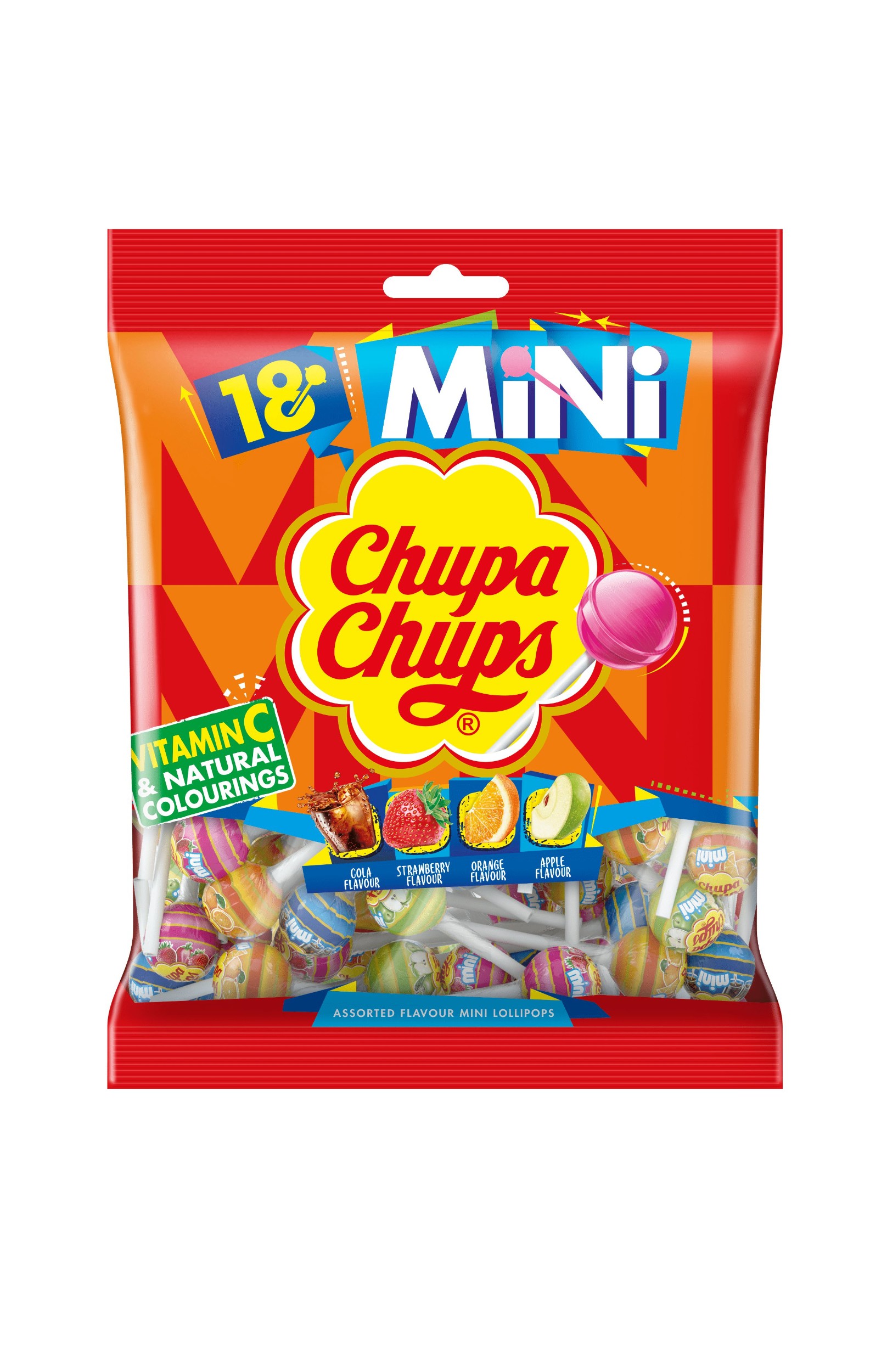 Chupa Chups Mini Best of bag vit.C 108g