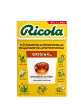 Ricola Originál bylinná směs Švýcarské bylinné bonbóny bez cukru 40 g