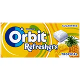 Orbit Refreshers žvýkačky bez cukru Tropical 8 ks 17,9 g