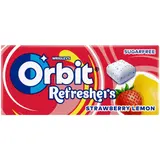 Orbit Refreshers žvýkačky bez cukru jahoda a citron 8 ks 17,9g