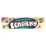 Orion Lentilky Dražé z bílé čokolády, krabička 34g