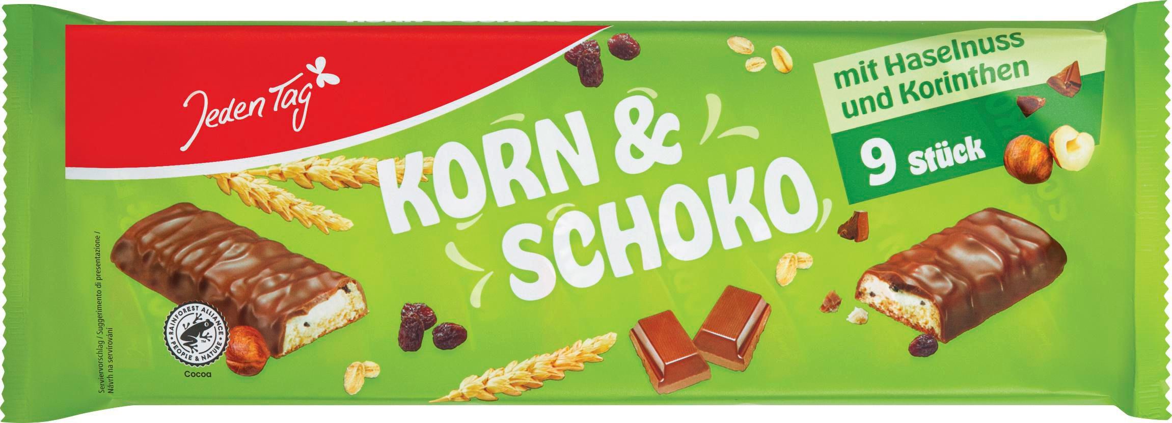 Jeden Tag Oříško-čokoládová tyčinka 166,5 g