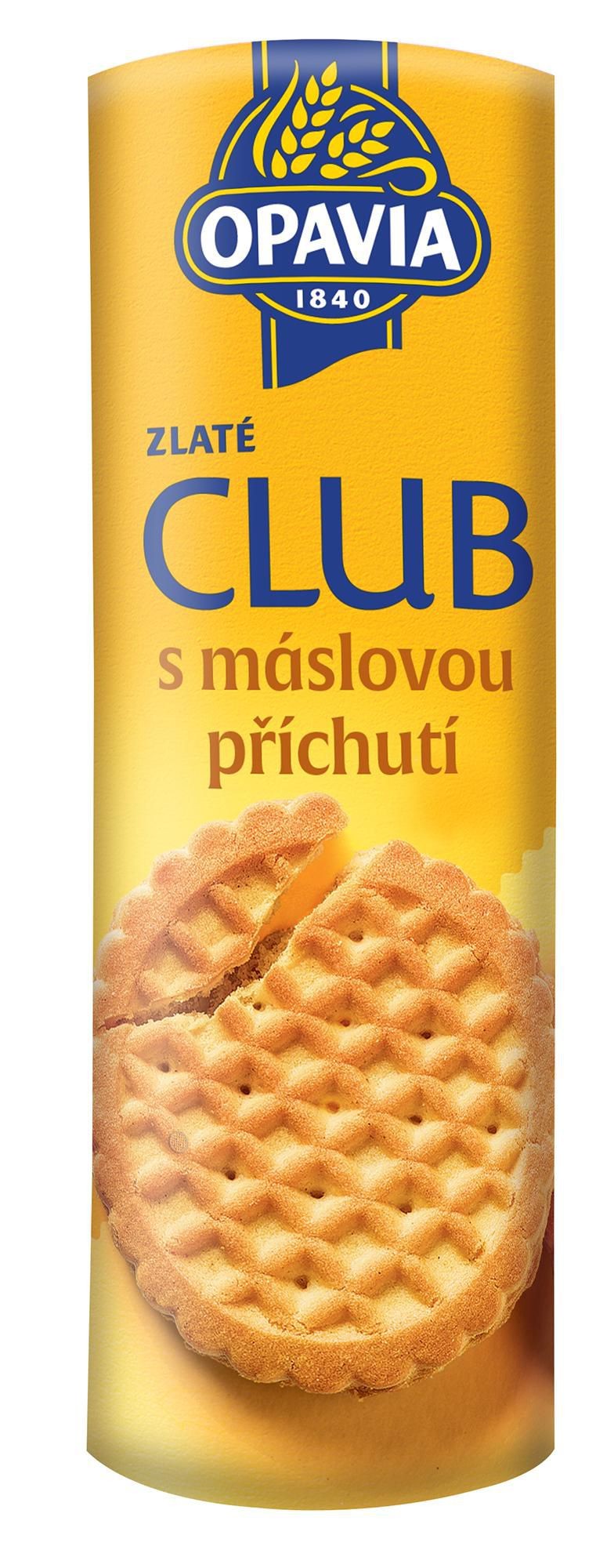 Opavia sušenky Zlaté Club s máslovou příchutí 140g