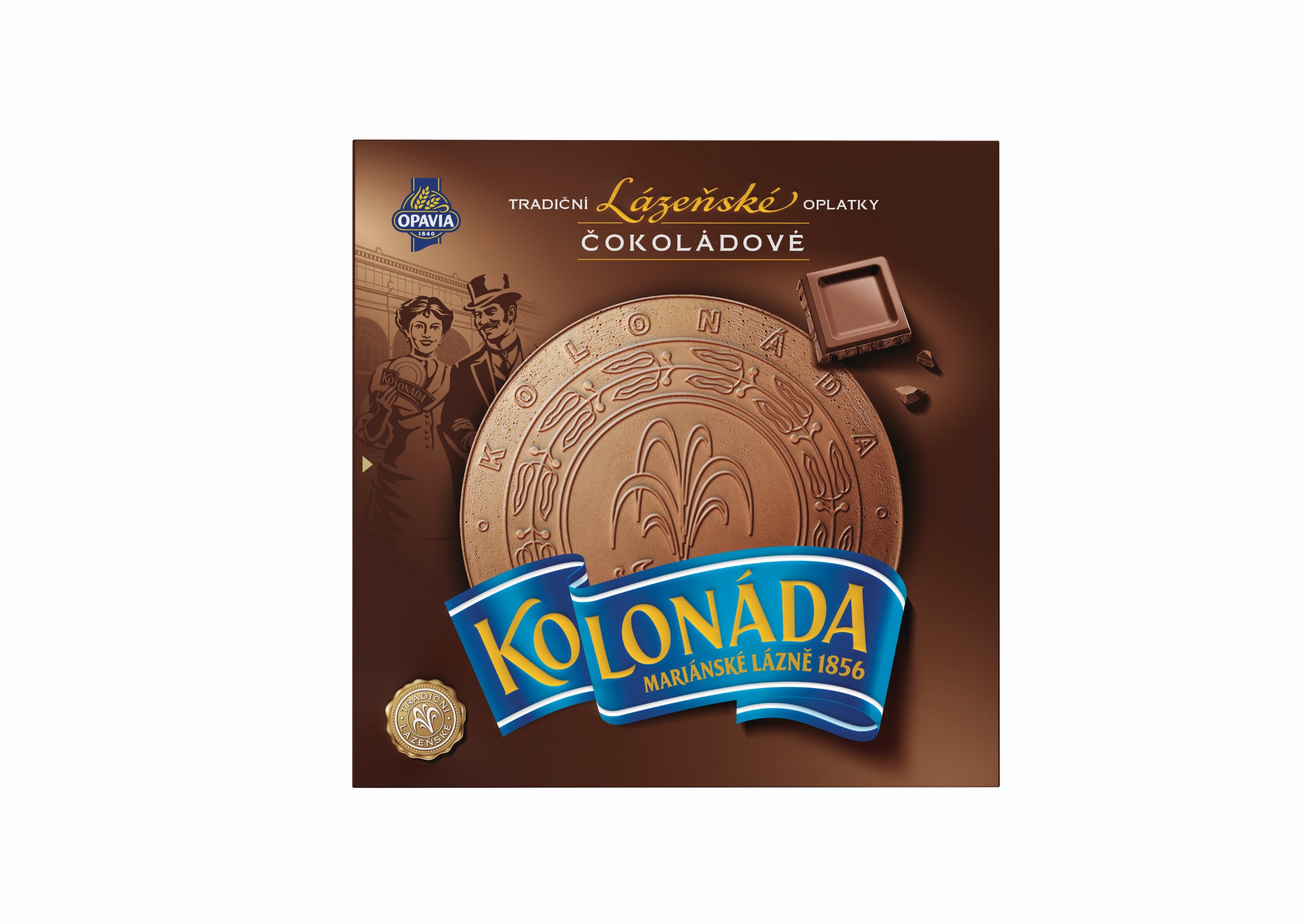 Opavia Kolonáda lázeňské oplatky čokoládové 200g