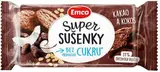 Emco Super sušenky bez přidaného cukru čokoláda kokos 60g