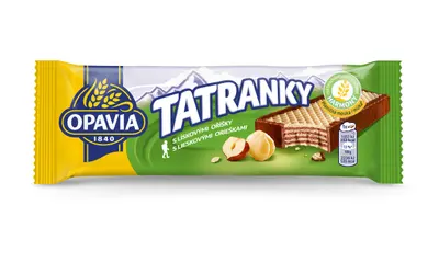 Opavia Tatranky s lískovými oříšky oplatka 47g