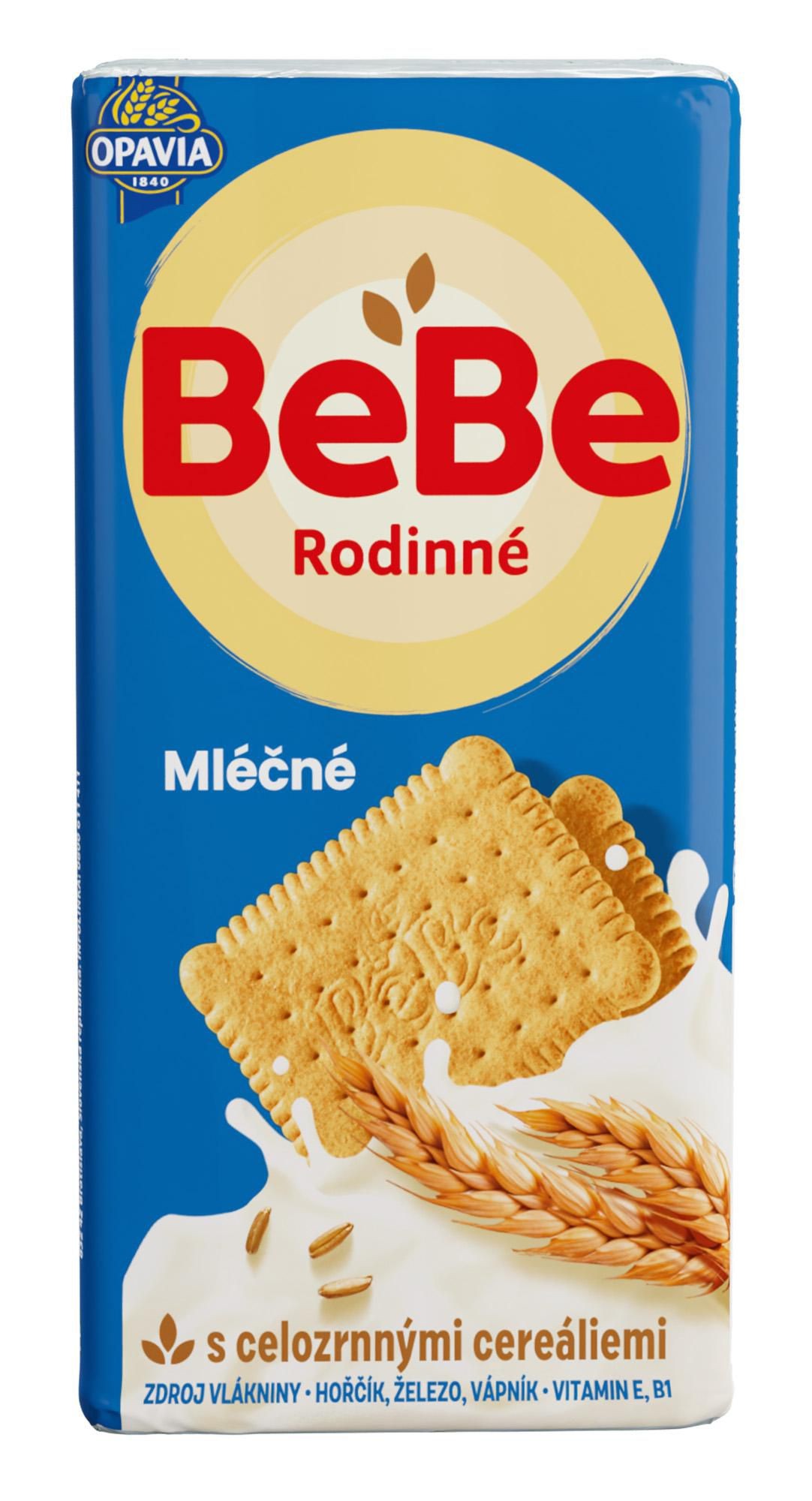 Opavia sušenky BeBe Rodinné mléčné cereální 130g