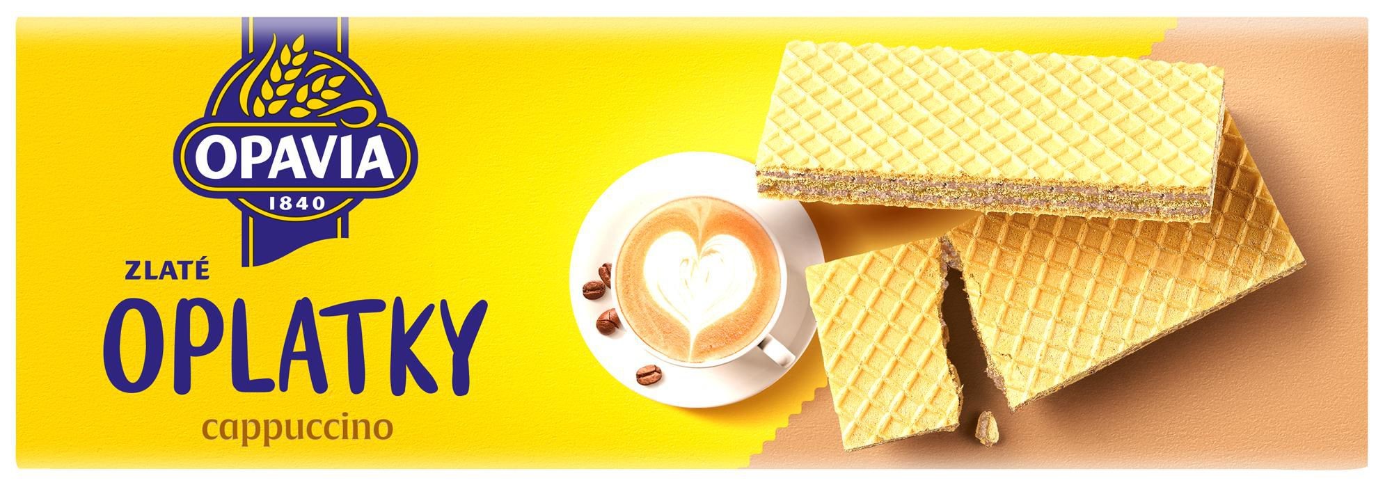 Opavia Oplatky Zlaté cappuccino 146g