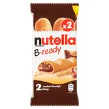Nutella B-ready Křupavá oplatka plněná lískooříškovou pomazánkou s kakaem a křupkami 2x22 g