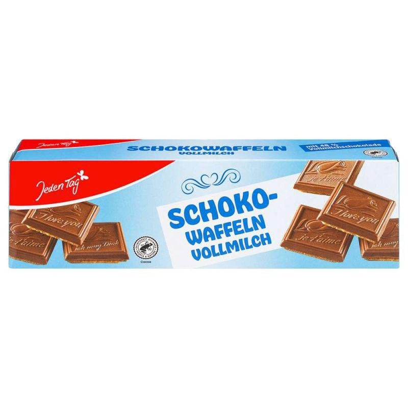 Jeden Tag Vaflové oplatky s čokoládovou polevou 175g