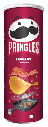 Pringles Křupavý pikantní snack s příchutí slaniny 165 g