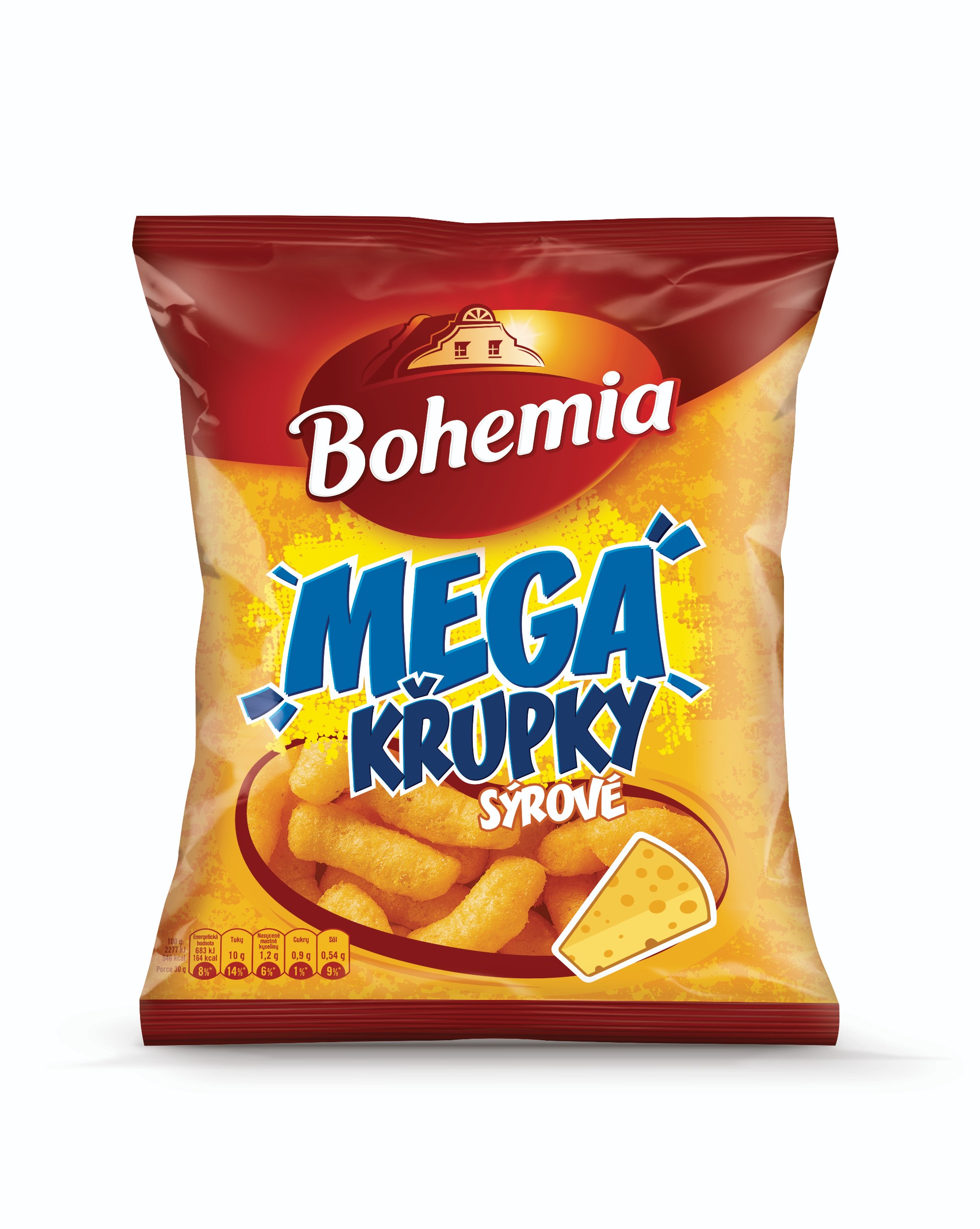 Bohemia MEGA křupky sýrové 150g