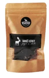 Wild food Dančí jerky pepř a chilli 30g