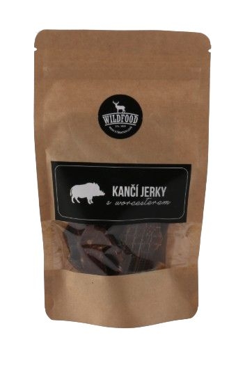 Wild food Kančí jerky s worcestrem 30g