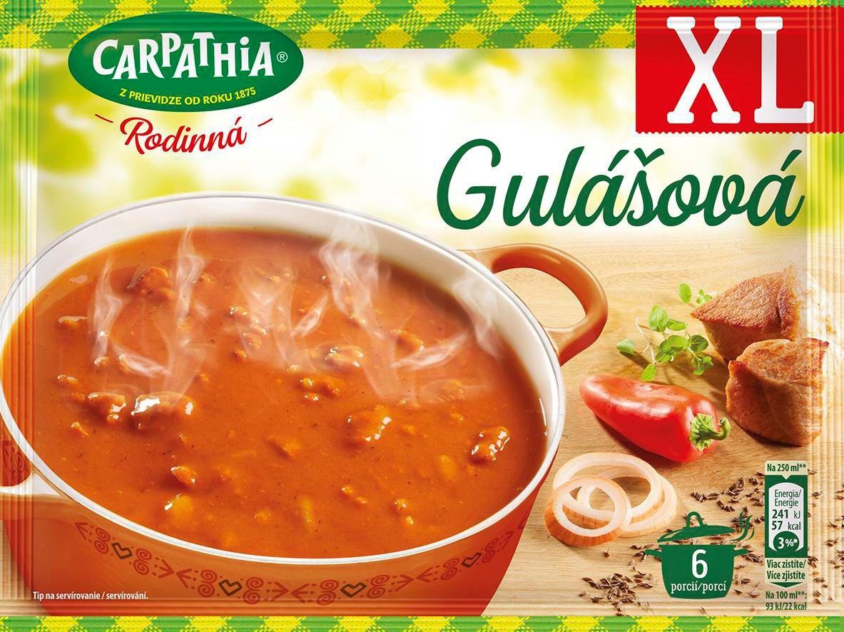 Nestlé Carphatia XL plný hrnec Gulášová polévka  97g