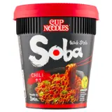 Nissin Soba nudle Nissin v kelímku s příchutí Chilli 92 g