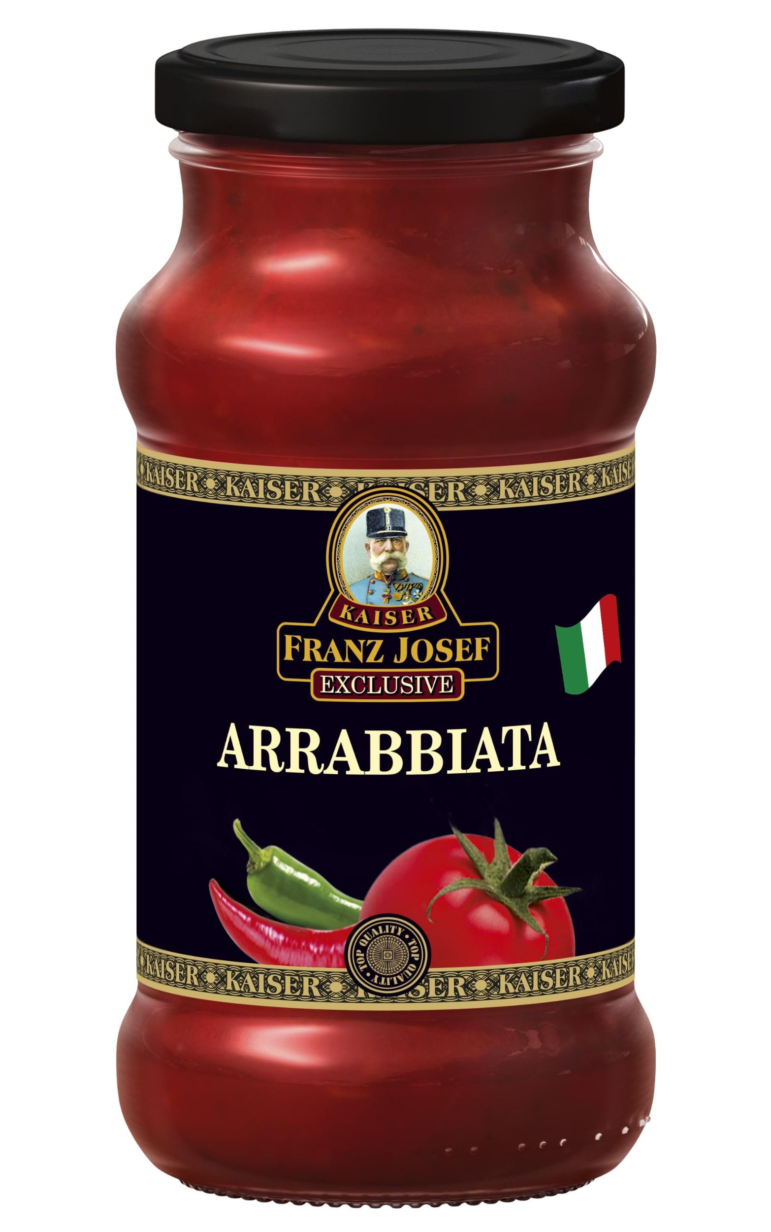 Franz Josef Kaiser Exclusive Arrabbiata rajčatová omáčka s chilli 350 g