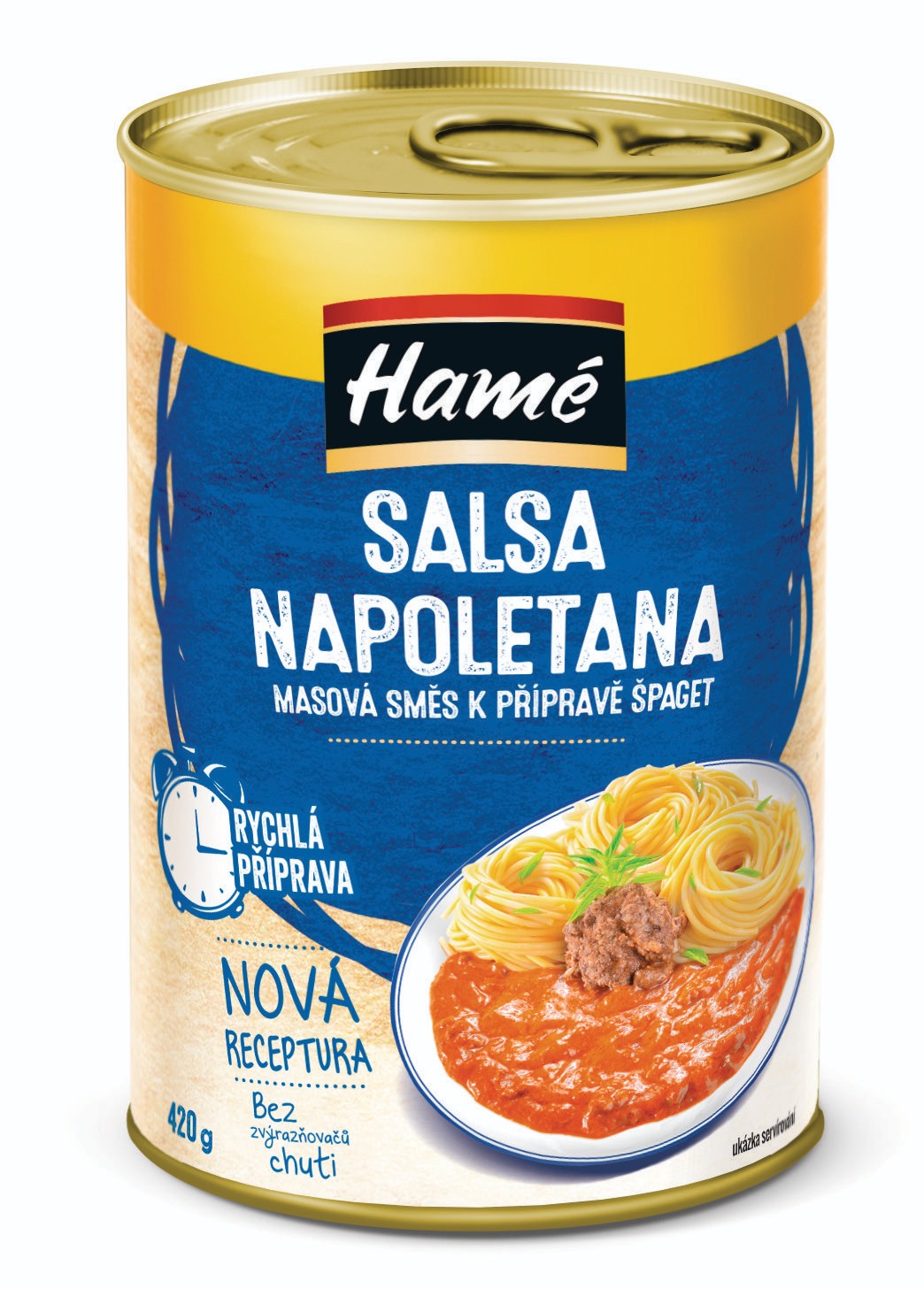 Hamé Salsa Napoletana masová směs k přípravě špaget 420 g